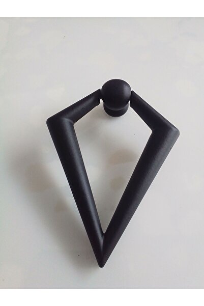 dolaylaryapimarket Üçgen Sarkaç Düğme Siyah Mutfak Vestiyer Dolap Çekmece Kul...