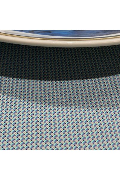 RossaHome Rossa Amerikan Servisi 8’li Mavi Renkli 30*45