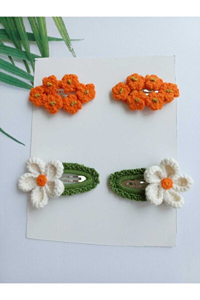 Kadın Girişimciler Atölyesi Πόρπη Χειροποίητη - Πολύχρωμο 100% Βαμβάκι Σετ 4 ...