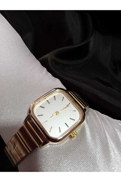 Brality الحد الأدنى من ساعات اليد النسائية؛ حالة الذهب مربع؛ (الاتصال الهاتفي...