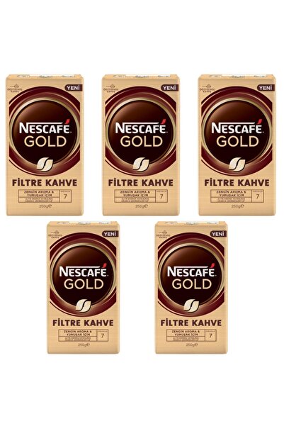 Nescafe قهوة فلتر ذهبي 250 جرام 5 قطع