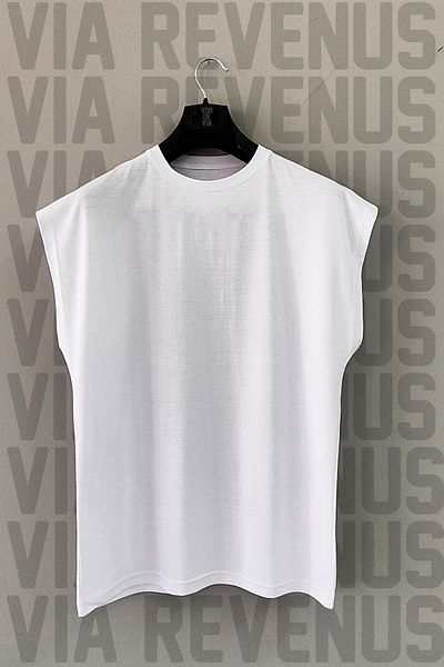 Vordevia Venom Gym - Back Printed White and Black Sports T-shirt and Shorts Set