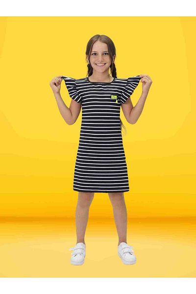GZT TEKSTİL Rochie de vară cu dungi