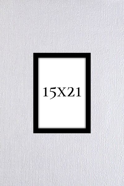 Araste Dekorasyon إطار صورة أسود (A5) مقاس 15×21