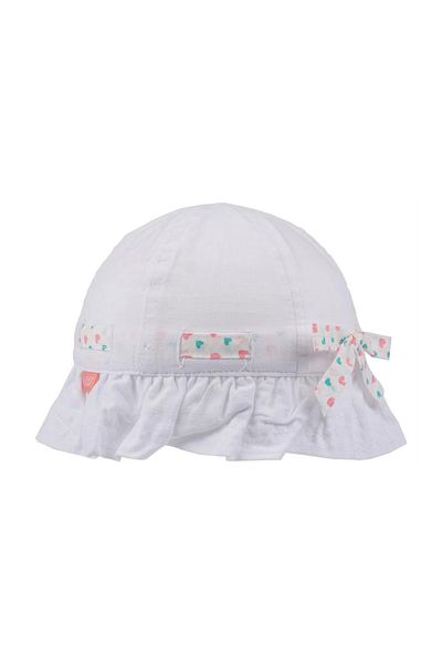 Kitti Kids Girls Maxi Hat White