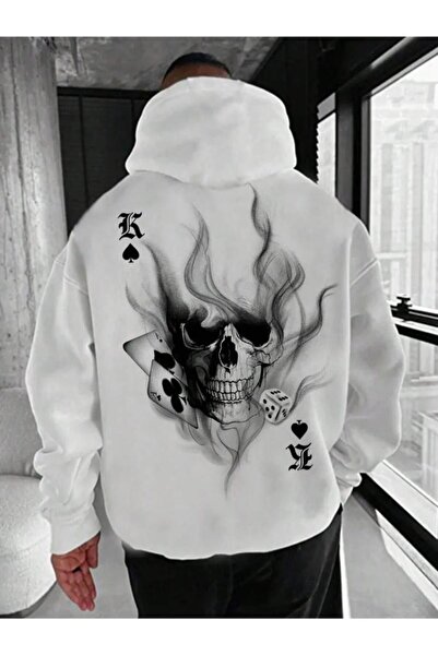 Massgai سويت شيرت بقلنسوة كبير الحجم للجنسين - تصميم هوديي مطبوع