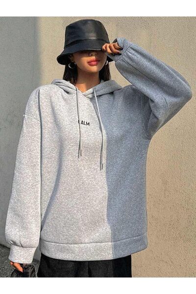 Massgai Унісекс Світшот з капюшоном Calm Oversize - Світшот з принтом