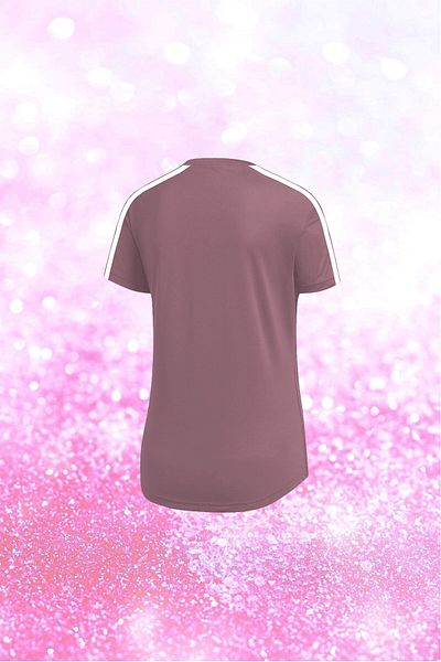 POSEIDON STORM Tricou pentru femei de mărime mare Dusty Rose Dri-fit, confortabil, cu decolteu, pentru mers și alergare 4xl-