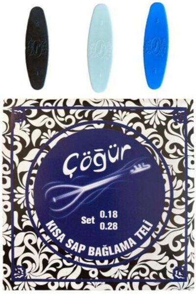 COGUR 4 Paket Çöğür Marka Kısa Saplı Sazlar Için 0.18 Numara Paslanmaz Çelik ...