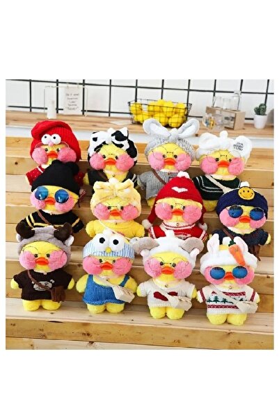 OYUNCAKSAHİLİ Lalafanfan Kawaii Duck Glasses Toy - Soft Plush, Joon Colors, 27cm