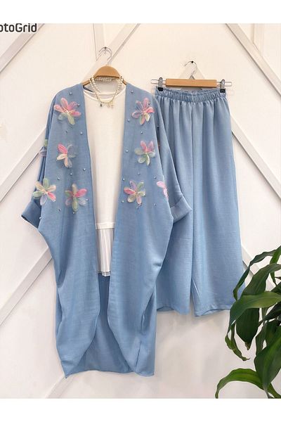 YEDİLALE 4311 Model Floral Patterned Kimono