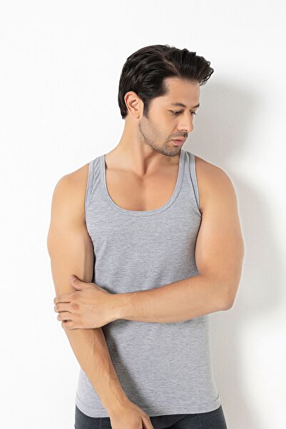 saac Gray Single Jersey Men's Athlete - 4 Pieces, 100% Cotton Combed