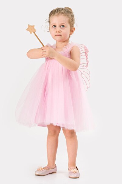 Baby Animals Kız Bebek Kız Çocuk Doğum Günü Parti Düğün Yazlık Elbise Tüllü Tütü Astarlı Bebek Takım Bebek Giyim