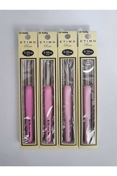 Tulip Σετ βελονάκι Etimo Rose 4 τεμαχίων - 5,00-5,50-6,00-6,50