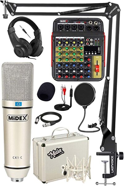 Lastvoice Mix Paket-3 Stüdyo Youtuber Kayıt Ekipman Seti