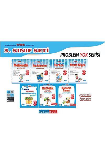 Salan Yayınları Salan 3. sınıf Problem Yok Set (7 kitap)