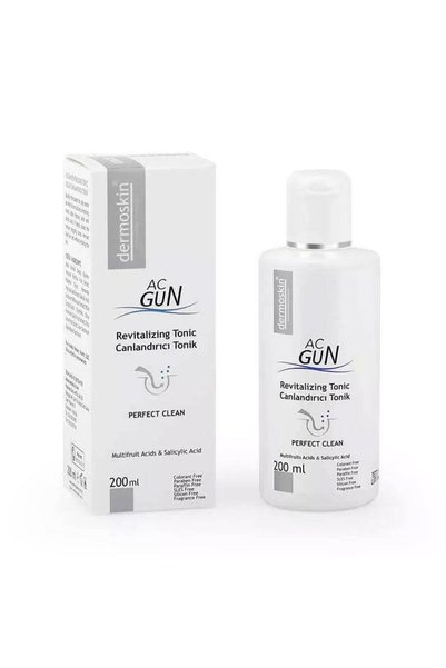 Dermoskin Acgun Revitalizing Tonic 200 ml - Teeth Whitening Foam Gift