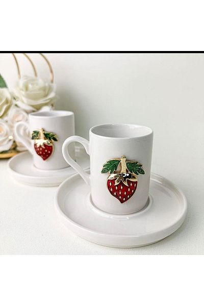 Sillage Home Figured Coffee Cups for 2 People
