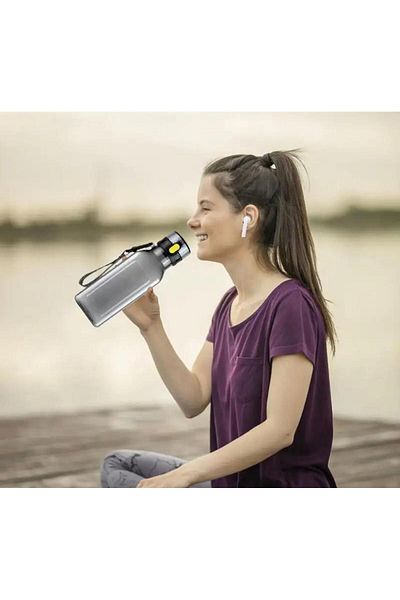 YDGR 800ml transparent plastic water bottle square flat exercise water bottles