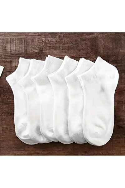 Özbican 6 çift Bambu Dikişsiz Kadın Sneakers Çorap Kısa