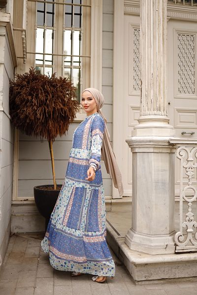 Nissra Gypsy Way Chiffon Dress