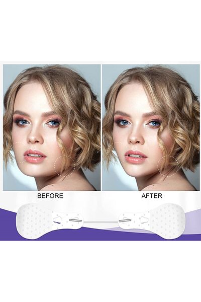 Müstesna 60 Pieces V Face Shape Double Chin Eye Lifting Tapes - Face Lift Sticker