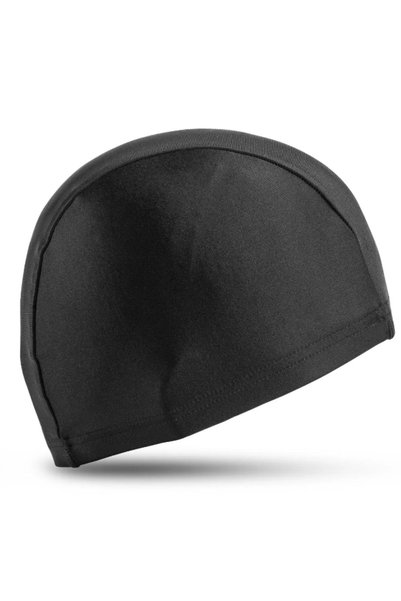 ByKurt Black Swimming Cap Lycra Flexible Fabric Pool Sea Swimming Cap Cloth