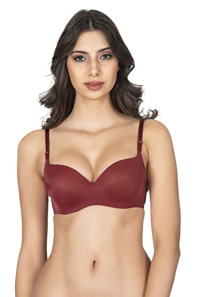 Belvü Sutien cu urechi umplute cu susținere Bordeaux pentru femei 1109