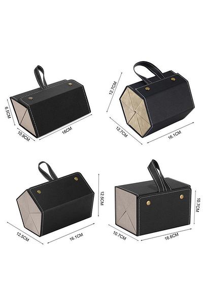 AykaPrive Glasses Container Box, Eyed, Compartment, Portable Glasses Case, Travel Sunglasses Box