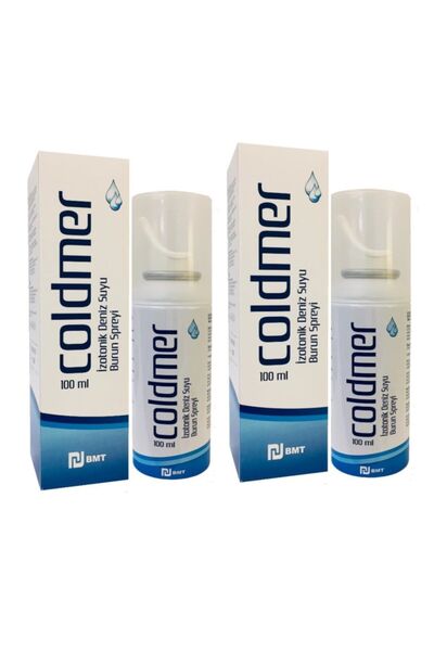 COLDMER Izotonik Doğal Deniz Suyu Burun Spreyi-100 Ml- 2 Adet