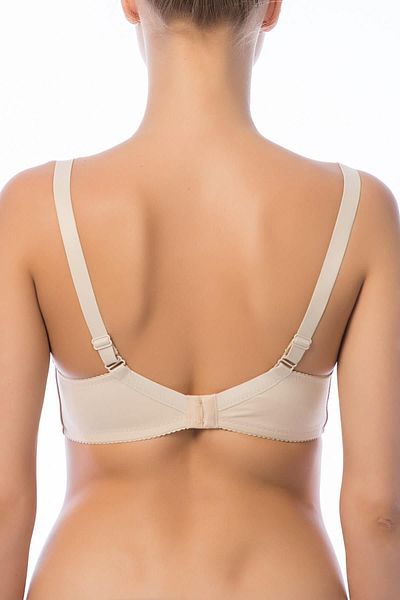 NBB Γυναικείο Μπεζ Σουτιέν Minimizer Lace Gatherer χωρίς κύλιση 352
