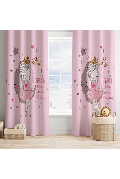 yok yok evim eve dair her şey غرفة أطفال الأميرة بينك مون - ستارة خلفية