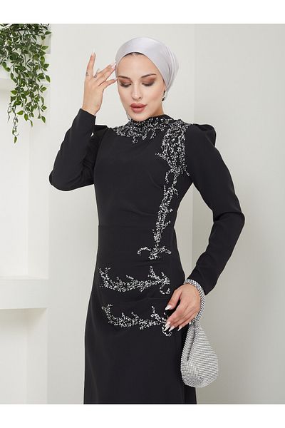 Modahiro Βραδινό φόρεμα Hijab - DNZ00001 Μοντέλο