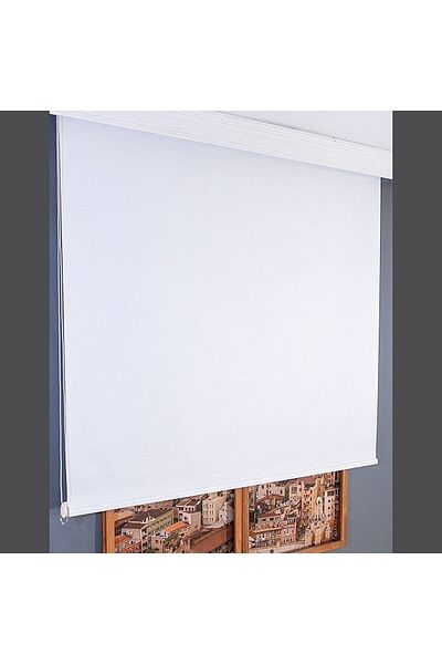 CEYHAN STORE White Sliceless Sunshade-Stor Curtain Skirt - 1St Quality