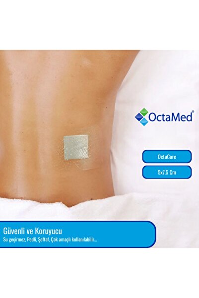 Octacare Su Geçirmez Şeffaf Pu Film Octamed 5CMX7,5CM (10 LU PAKET)