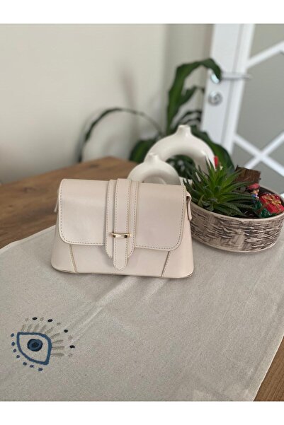 Butik Classy Bej Kadın El Çantası