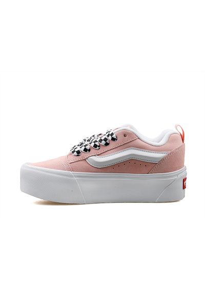 Vans Pink Knu Stack Women's Casual Shoes - VN000CP6LTP1