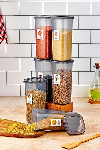 icone life 1750 ML Jumbo Size 6-Piece Food Storage Container