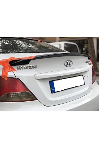 FV-TUNİNG Hyundai Accent Blue Bagaj Üstü Spoiler Parlak Siyah Boyalı 2012- 2020