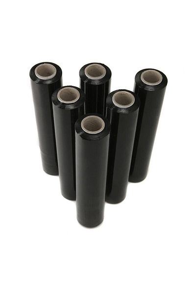 Nisan endüstri tekstil kimya 17 Micron Black Pallet Stretch - 50x100m