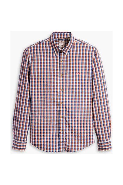Levi's Slim Fit Ανδρικό πουκάμισο Ls Battery Hm Shirt Slim Apollo καρό L 86625-0043