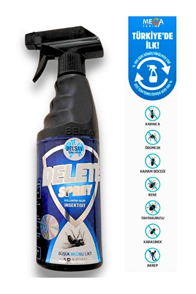 Belsav İnsektisit Max 500 ml Böcek Ilacı Tahtakurusu,karınca,akrep,kene,örümc...