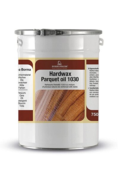 BORMA WACHS Hardwax Parquet Oil 1030 Plus - Yağ Ve Wax Karışımı Cila