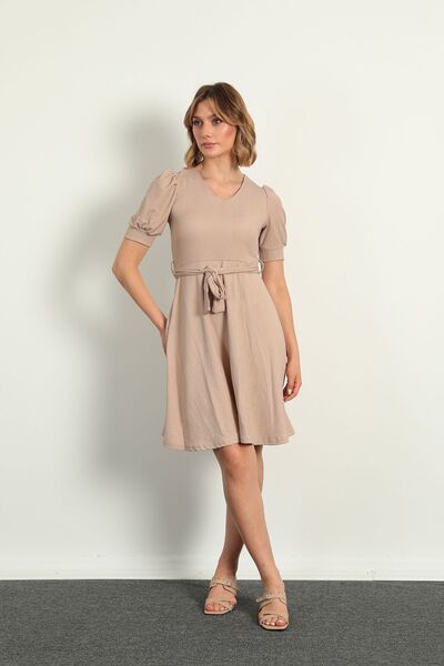 ModaPlaza Ženska haljina od seersucker materijala 2370