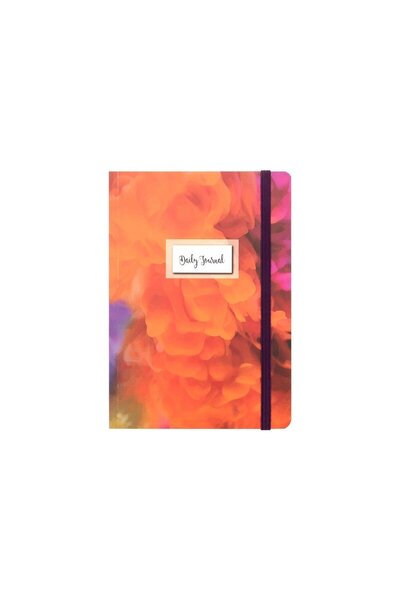 KESKİN COLOR Keskin Color Daily Journal Stitched Orange Cardboard Cover 80 Sh...