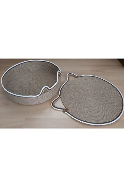 home decors by özlem وعاء ماء من الخوص للقطط والكلاب - سجادة طعام وسرير