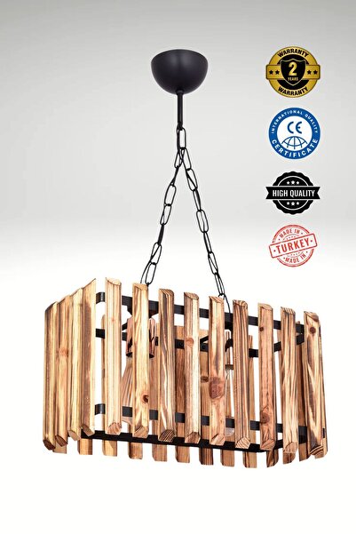 HM AYDINLATMA Çit İkili Avize Aydınlatma - 45 cm Genişlik, 70 cm Yükseklik, M...