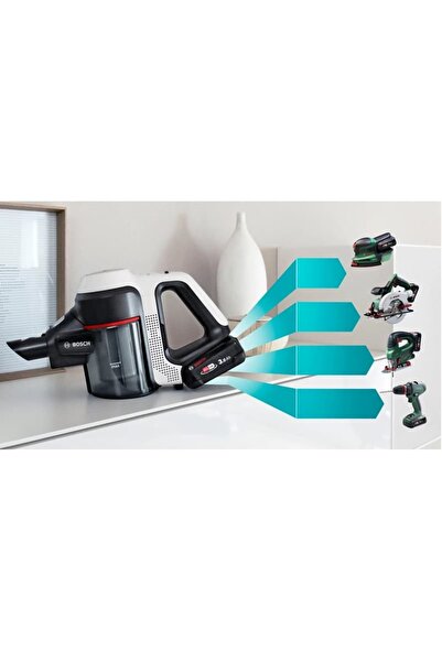 Bosch ULTİMATE SERİ ,  BCS711XXL Unlimited dikey şarjlı süpürge, 2400 Watt em...