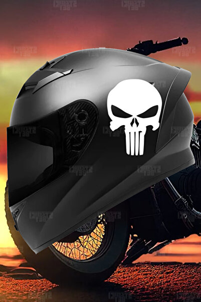 STİCKERCI BEY خوذة تزوير المحرك جمجمة - مجموعة ملصقات إكسسوارات