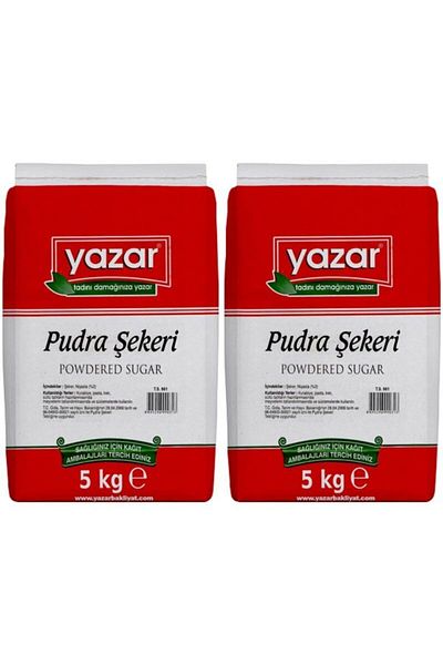 YAZAR Powdered Sugar 5 kg X 2 Pack